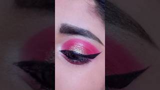 Pink Valentines Day Eye Makeup Tutorial  pink eye makeup tutorial  hot pink eyeshadow tutorial [upl. by Amein]