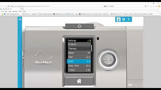 ResMed Aircurve 10 ST Animated Screen Setup [upl. by Ahaelam]
