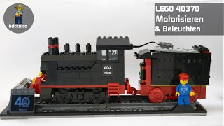 LEGO® Dampflok 40370 Motorisierung und Beleuchtung [upl. by Healion]