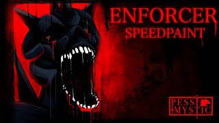 Deepwoken Enforcer SPEEDPAINT [upl. by Nohtahoj]