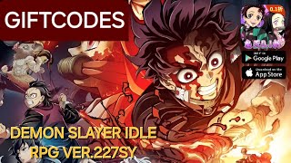 DEMON SLAYER IDLE Gameplay amp All 6 Giftcodes  6 Redeem Codes  How To Redeem Code [upl. by Valeda195]