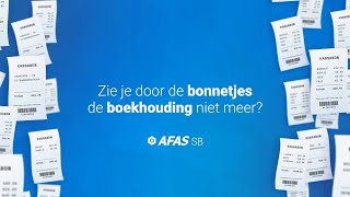 Zie je door de bonnetjes de boekhouding niet meer  Scan amp Herken in AFAS SB [upl. by Henrieta]