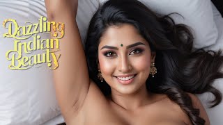 4K Indian AI Lookbook Model  AI Art  Bedroom Photo Shoot at Pune [upl. by Sapowith]