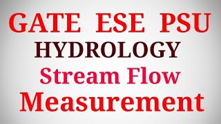 Hydrology  lec16  Stream flow Measurement solved example  hydrology [upl. by Rollins]