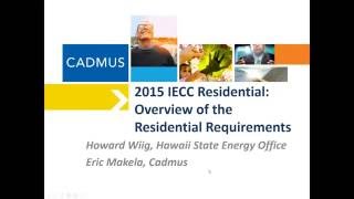 2015 IECC Recorded Webinar Residential Requirements [upl. by Haeluj]