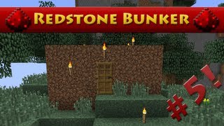 Minecraft Redstone Bunker  Episode 5  Ghetto Hidden Entrance HD [upl. by Elton786]