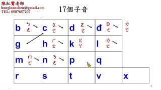 教學越南語17個子音amp六個聲調 陳紅鸞老師 [upl. by Ttayw]