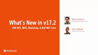 New in v172  ASPNET MVC and Bootstrap Controls [upl. by Bekaj178]