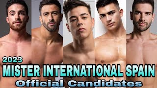 MISTER INTERNATIONAL SPAIN 2023  Official Candidates [upl. by Cataldo]