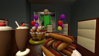 Com Baldis Party  Baldis Basics SFM Animation [upl. by Prader]