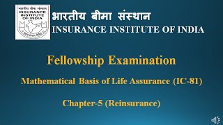 IC81 Fellow Exam Chapter 5 MCQ  Reinsurance ic81 insurancexam fellowexam [upl. by Anilesor]