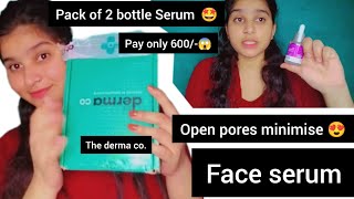 pore minimise face serum  beautyproducts faceserum thedermaco funnyvideos buy1get1freeoffer [upl. by Etti]