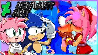 Sonic and Amy VS DeviantArt [upl. by Etterb]