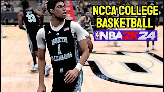 How to play with NCAA College Teams in NBA 2K24 [upl. by Ycnan]