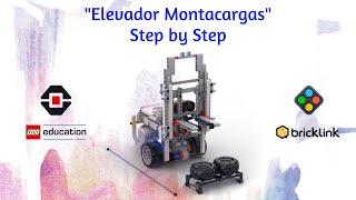 LEGO MINDSTORMS EV3 ⚙️ ELEVADOR MONTACARGAS  FORKLIFT EV3 45544  45560 ✔️ [upl. by Sansen563]