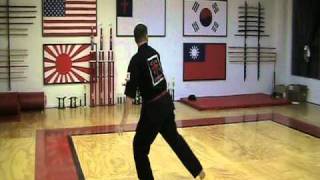 Tang Soo Do form 5 Pyong Ahn Ee Dan [upl. by Aikkin]