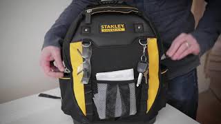 STANLEY® FATMAX® Heavy Duty Tool Bag Backpack [upl. by Aetnuahs]