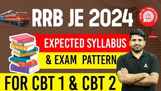 RRB JE Syllabus 2024  RRB JE Syllabus amp Exam Pattern  RRB JE 2024 Notification [upl. by Auqenes480]