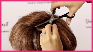 How to Thin Out a Wig Official Godivas Secret Wigs Video [upl. by Oijile]