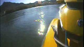 Brp seadoo rxtx255 VS rxp215 supercharged rotaxpower seadoo dragrace pwc [upl. by Ynatil466]