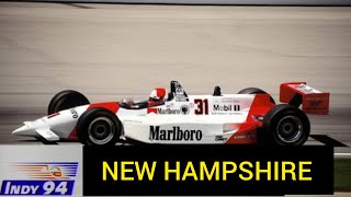 FÓRMULA INDY 1994  GRANDE PRÊMIO DE NEW HAMPSHIRE [upl. by Yllrebmik]