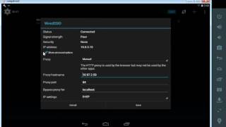 Proxy setting in Leapdroid [upl. by Avlem]