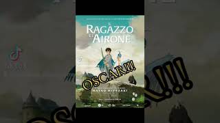 Il ragazzo e lairone è il miglior film danimazione agli Oscar 2024 oscars oscar2024 miyazaki [upl. by Eulaliah]