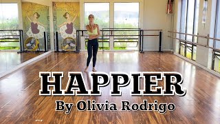 Lyrical Dance Tutorial  Happier by Olivia Rodrigo [upl. by Osbourne438]