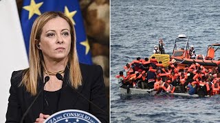 Immigrazione Le Figaro elogia Giorgia Meloni Ora i migranti vanno in Spagna e Grecia [upl. by Aicemed122]