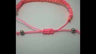 DIY ✿ Bracelet Ending ✿ Incheiere Bratara ✿ AidaCrafts [upl. by Bunny616]