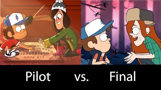 Wow The Gravity Falls Pilot Looked VERY Different [upl. by Lanoil]