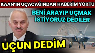 Temel Kotil KAAN Bensiz Uçtu Diyerek Anlattı Beni Arayıp Sordular UÇUN Dedim [upl. by Melisse]