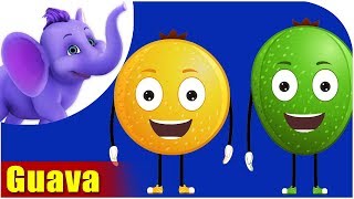 Guava Fruit Rhyme for Children Guava Cartoon Fruits Song for Kids [upl. by Lea879]