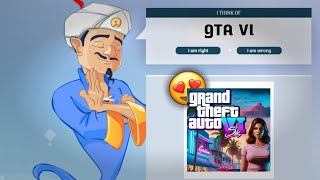 CAN AKINATOR GUESS GTA6  AKINATOR [upl. by Viglione]