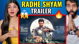 RADHE SHYAM Trailer REACTION  Prabhas  Pooja Hegde [upl. by Cirde]