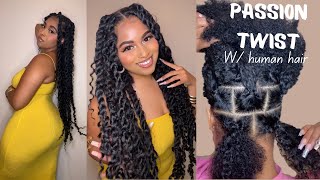 DIY Boho Passion Twist  Easy Step by Step Tutorial ft Eayon Hair Crochet Protective Style [upl. by Boru]