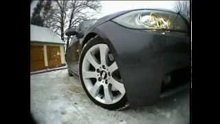 BMW E90 330d Abflug in eine Schneewehe [upl. by Richy532]