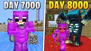 I Survived 8000 Days in HARDCORE Minecraft [upl. by Ellenahc159]