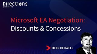 Microsoft EA Negotiation Discounts amp Concessions [upl. by Stasny736]