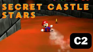 Princess Secret Slide under 21 seconds  One of the Castle Secret Stars  Super Mario 64 [upl. by Eenwat]