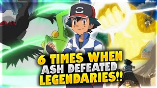 6 Times When Ash Defeated Legendaries  Charizard Vs Articuno🔥  Hindi [upl. by Suiremed]