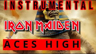 Iron Maiden  Aces High  Instrumental  1984 ironmaiden aceshigh instrumental backingtrack [upl. by Homer]