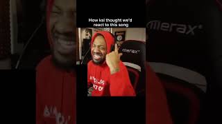 How KSI thought we’d reacts to his song ksi newmusic newsong shorts trending music fyp [upl. by Hanson]