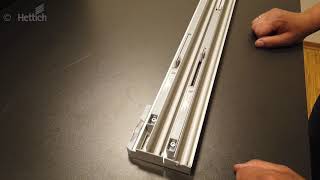 Hettich TopLine XL Sliding Door system  training video [upl. by Lonier]