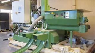 RUF Biomass Briquetting Machine  MDF and Sawdust [upl. by Brunhilde162]