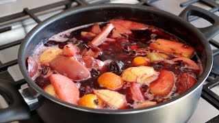 Receta de ponche de frutas para fiestas ¡Fácil y delicioso 🤭 [upl. by Cotterell37]