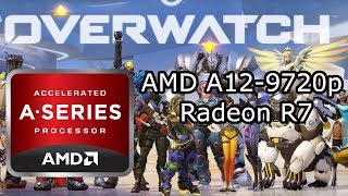 AMD A129720p \ Radeon R7 \ Overwatch 720p low settings \ 16GB dc ram [upl. by Ylluz]