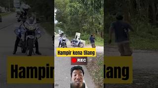 Sepeda motor hampir kena tilang polisi masukberanda [upl. by Herwin302]