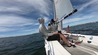 J70 Racing  2019 San Diego NOOD  Race 1 [upl. by Adelice]