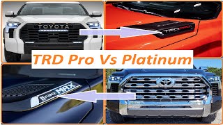 2022 Toyota Tundra Overview  Trd Pro Vs Platinum  Digital Eyes Group [upl. by Froh429]